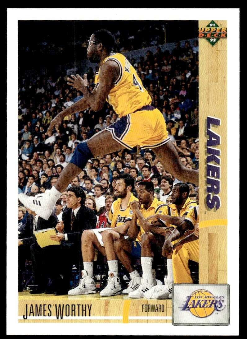 1991-92 Upper Deck James Worthy Los Angeles Lakers #146