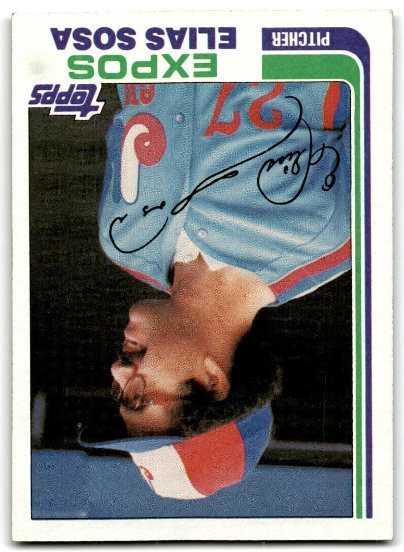 1982 Topps Elias Sosa Montreal Expos #414