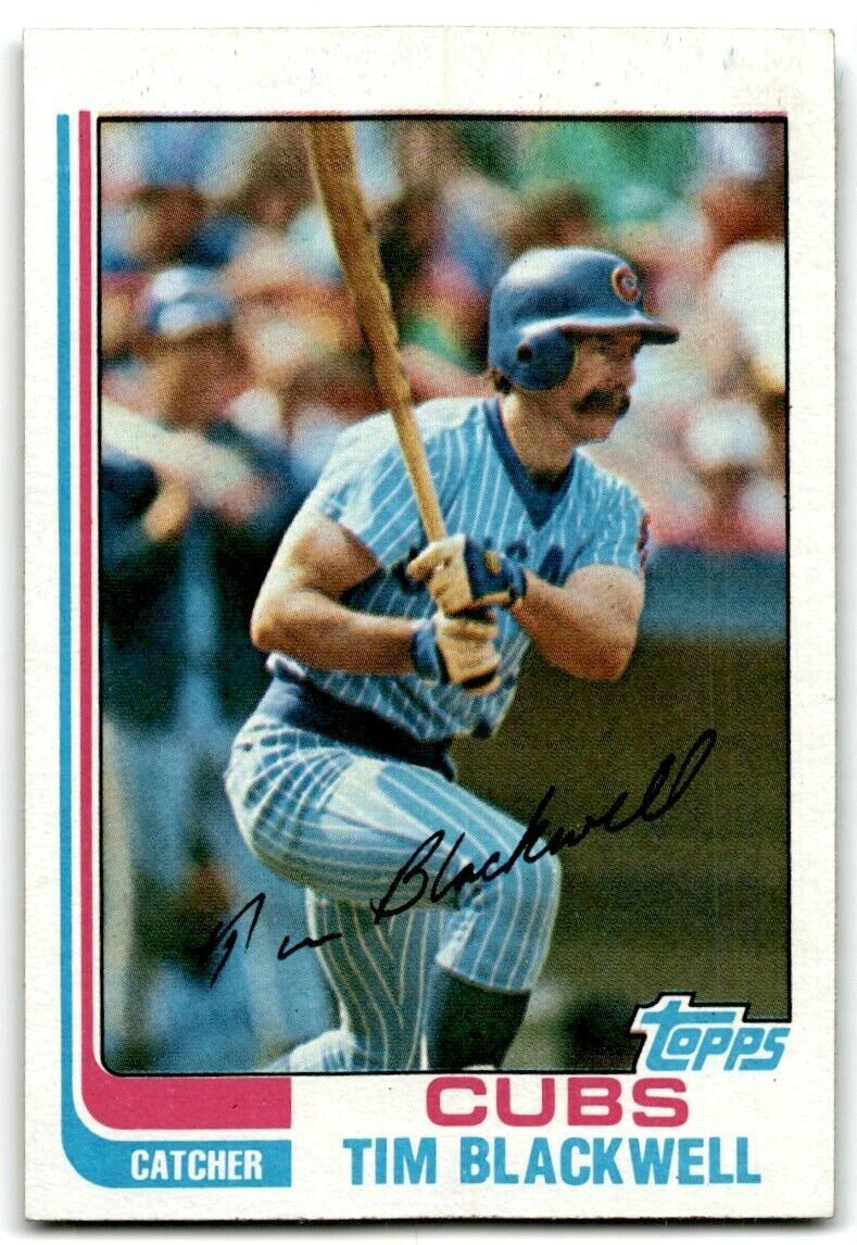 1982 Topps Tim Blackwell Chicago Cubs #153