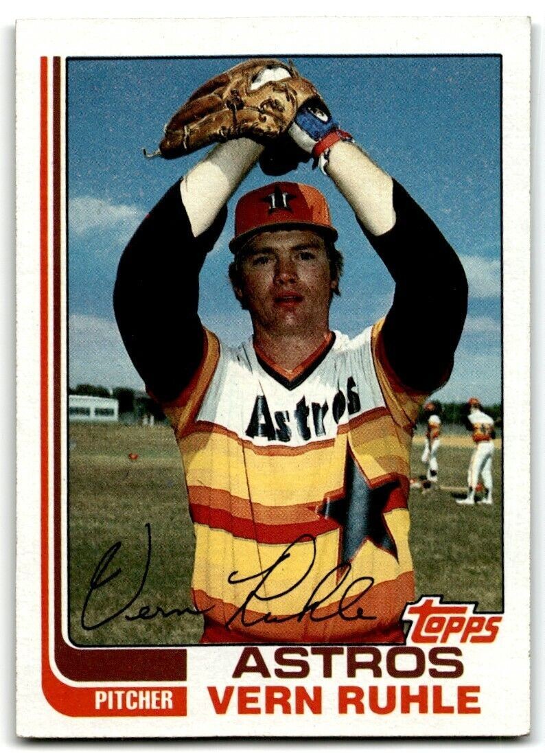 1982 Topps Vern Ruhle Houston Astros #539