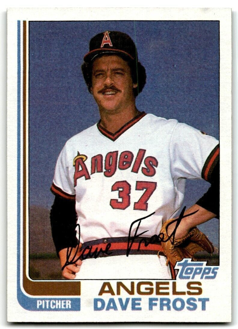 1982 Topps Dave Frost California Angels #24