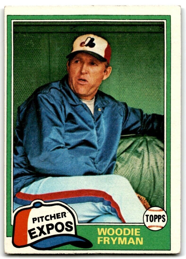 1981 Topps Woodie Fryman Montreal Expos #170