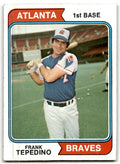 1974 Topps Frank Tepedino . Atlanta Braves #526