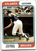 1974 Topps Johnny Oates . Atlanta Braves #183
