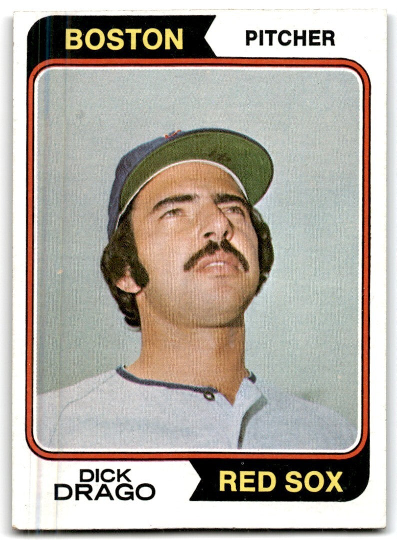 1974 Topps Dick Drago . Boston Red Sox #113