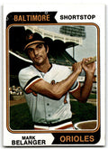 1974 Topps Mark Belanger . Baltimore Orioles #329