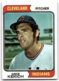 1974 Topps Mike Kekich . Cleveland Indians #199