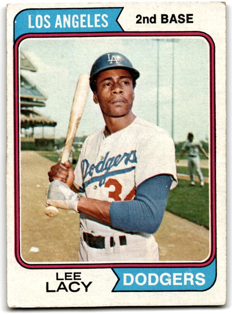 1974 Topps Lee Lacy . Los Angeles Dodgers #658