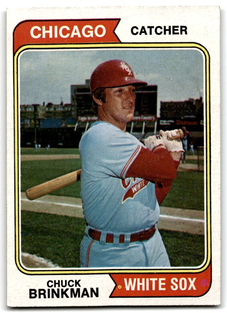 1974 Topps Chuck Brinkman . Chicago White Sox #641