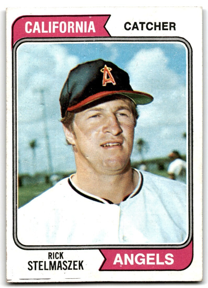 1974 Topps Rick Stelmaszek . California Angels #611