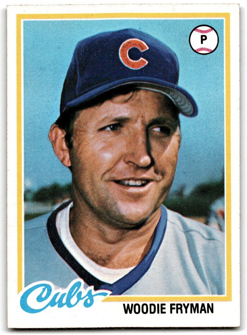 1978 Topps Woodie Fryman . Chicago Cubs #585