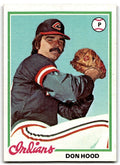 1978 Topps Don Hood . Cleveland Indians #398