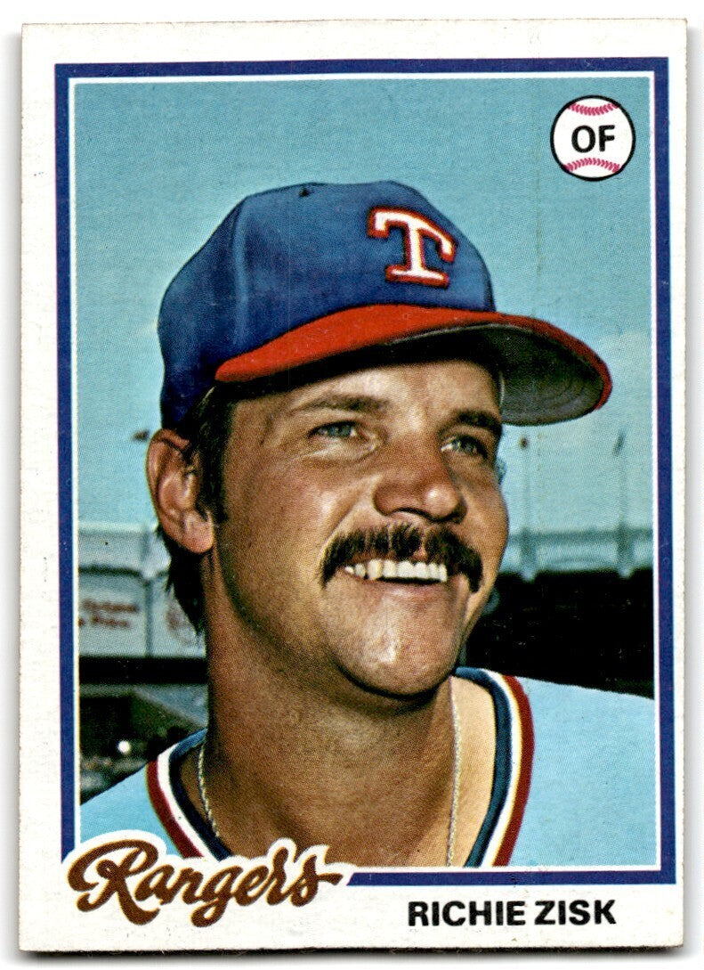1978 Topps Richie Zisk . Texas Rangers #110