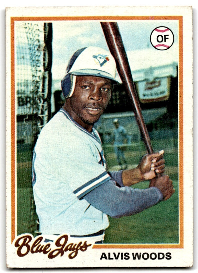 1978 Topps Alvis Woods . Toronto Blue Jays #121