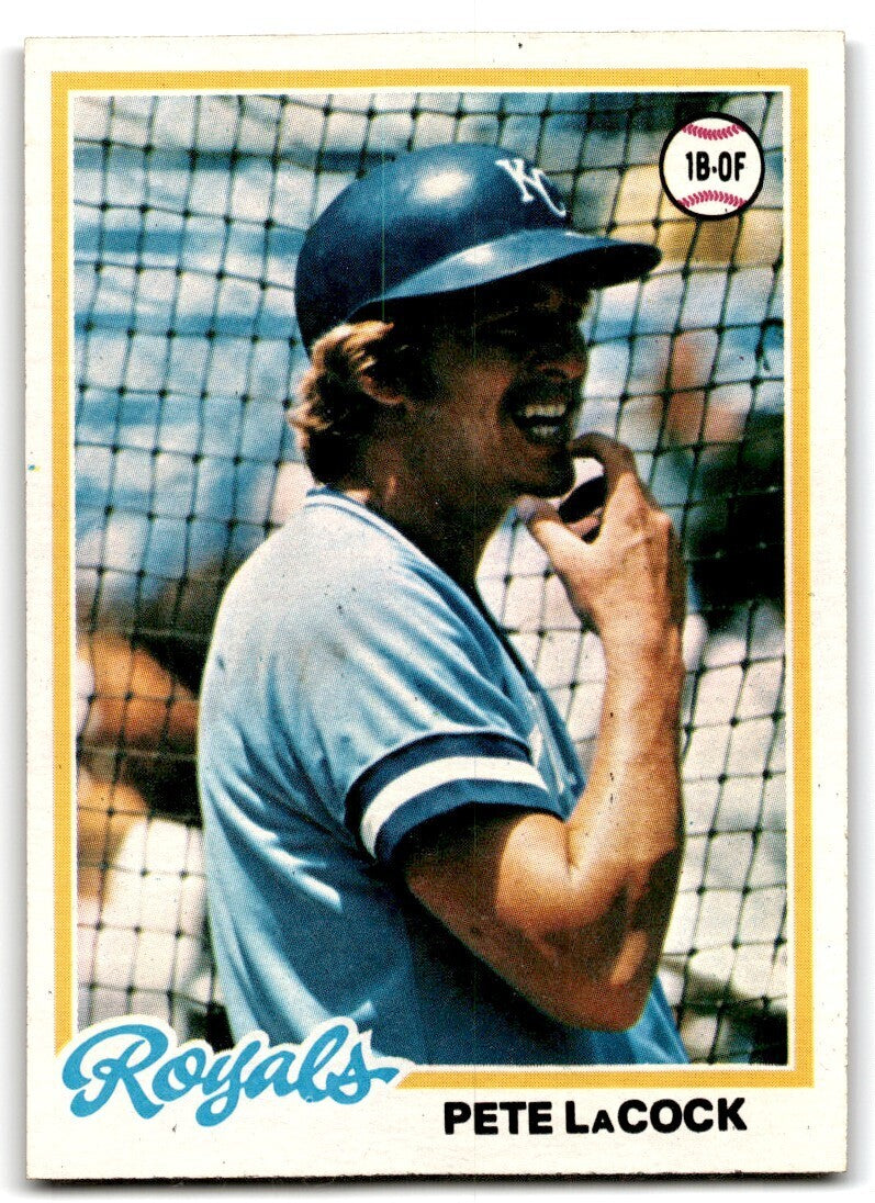 1978 Topps Pete LaCock . Kansas City Royals #157