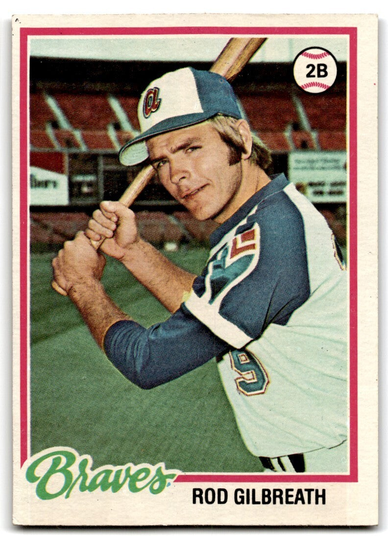 1978 Topps Rod Gilbreath . Atlanta Braves #217