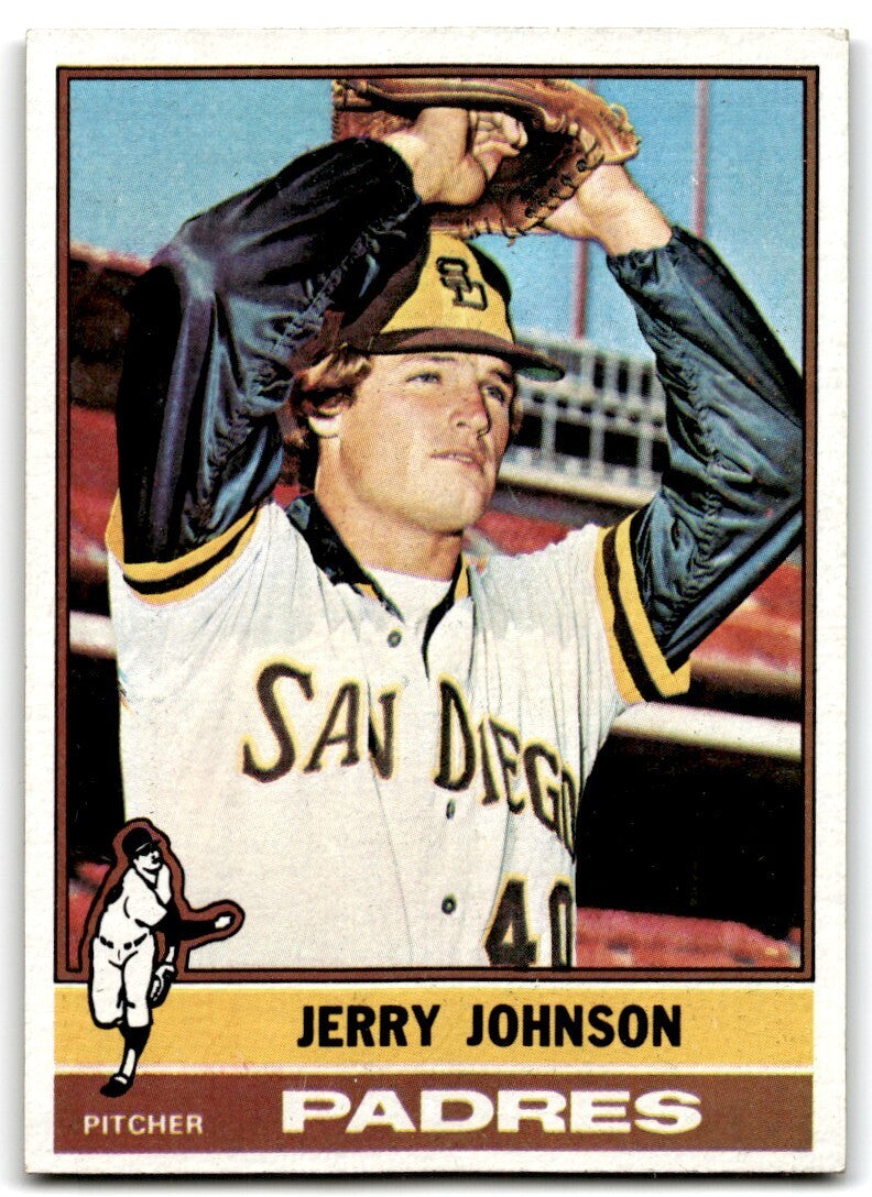 1976 Topps Jerry Johnson . San Diego Padres #658