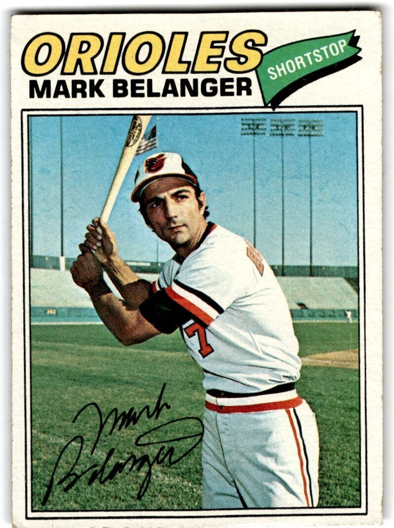1977 Topps Mark Belanger . Baltimore Orioles #135