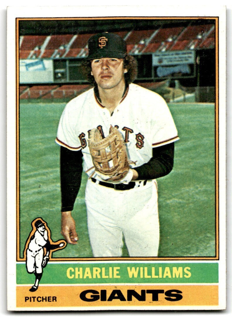 1976 Topps Charlie Williams . San Francisco Giants #332