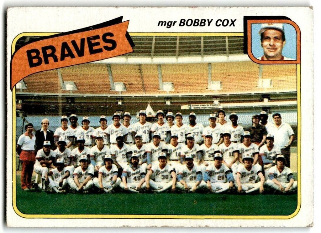 1980 Topps Atlanta Braves - Bobby Cox . Atlanta Braves #192