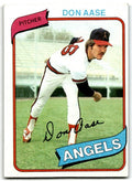 1980 Topps Don Aase . California Angels #239