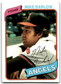 1980 Topps Mike Barlow . California Angels #312