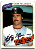 1980 Topps Gary Allenson Rookie . Boston Red Sox #376