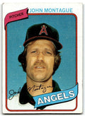 1980 Topps John Montague . California Angels #253