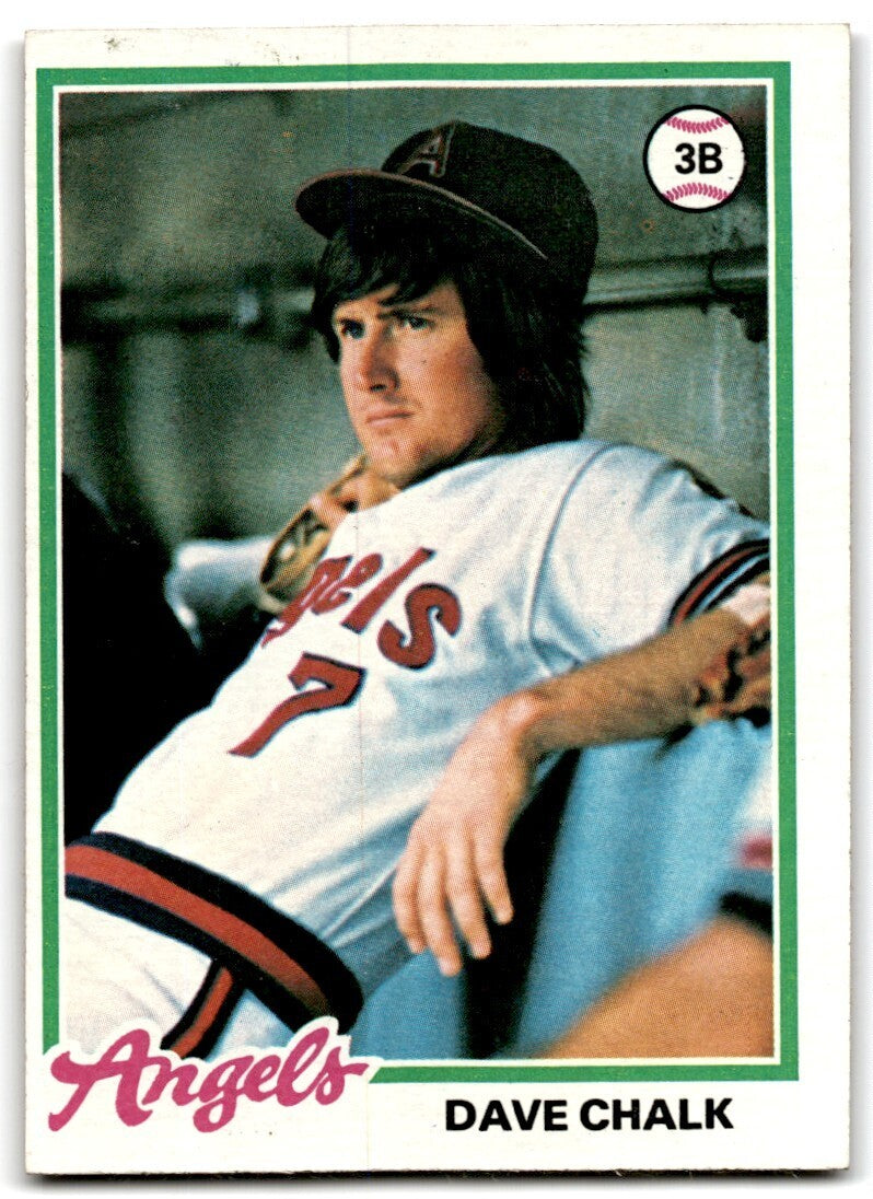 1978 Topps Dave Chalk . California Angels #178