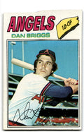 1977 Topps Dan Briggs Rookie . California Angels #592