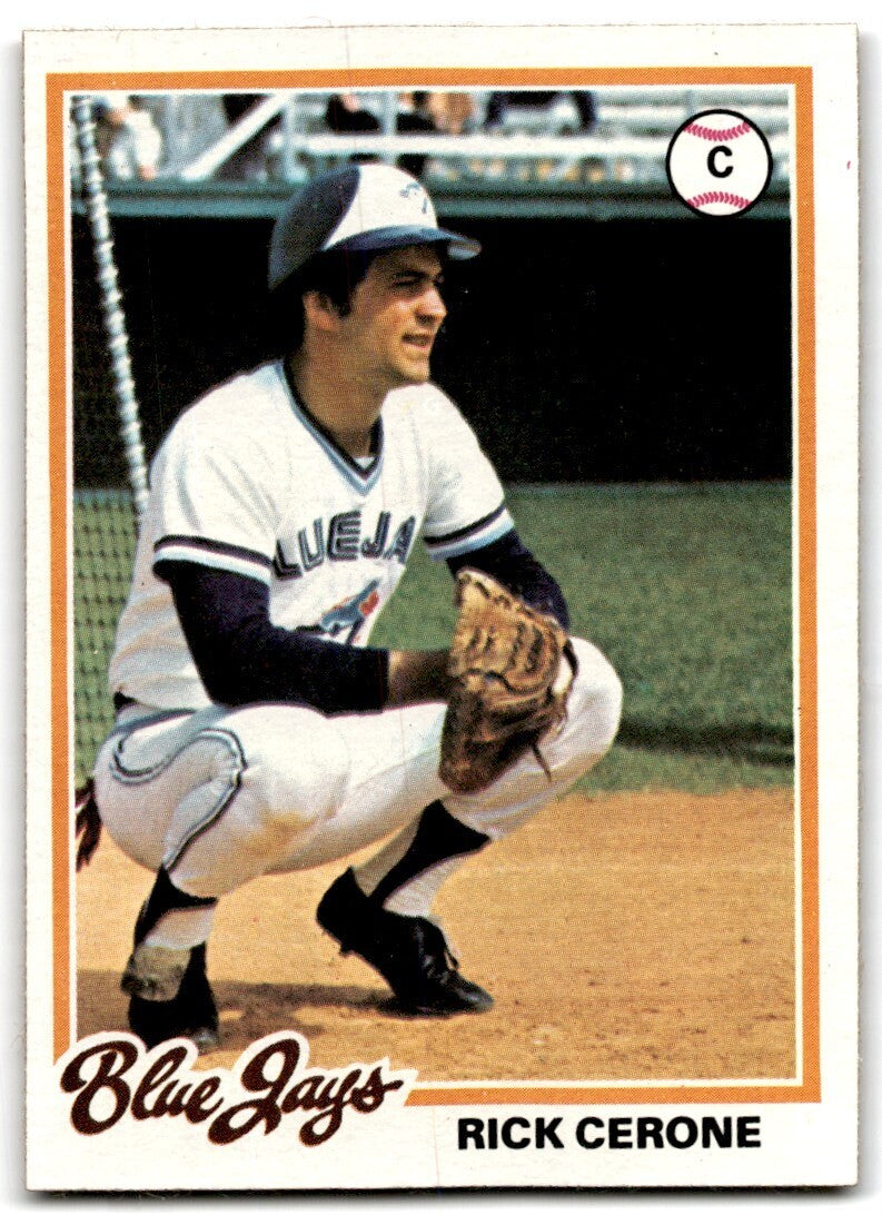 1978 Topps Rick Cerone . Toronto Blue Jays #469