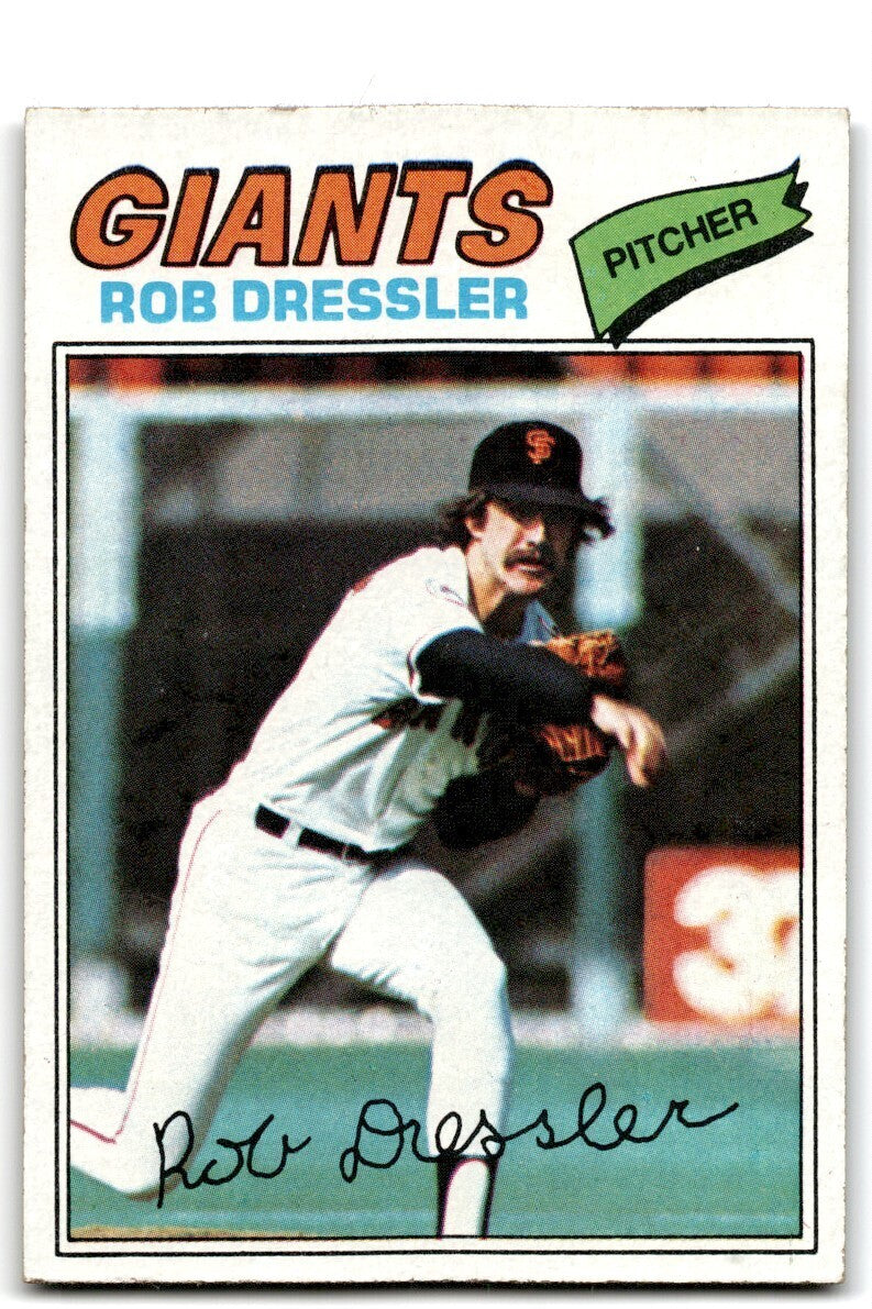 1977 Topps Rob Dressler . San Francisco Giants #11