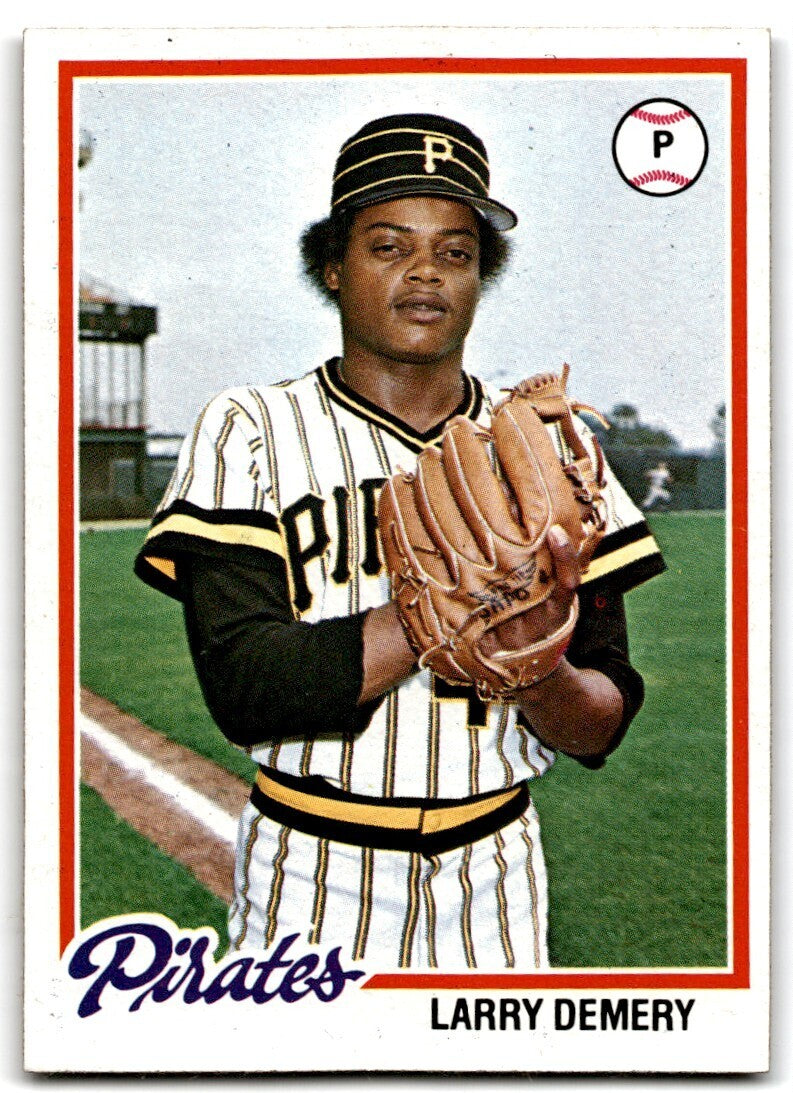 1978 Topps Larry Demery . Pittsburgh Pirates #138