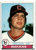 1979 Topps Ted Cox . Cleveland Indians #79