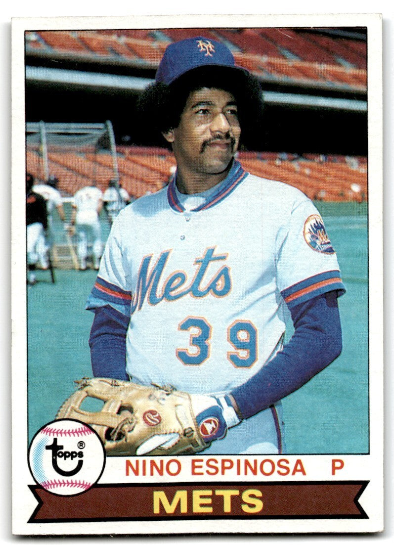 1979 Topps Nino Espinosa . New York Mets #566