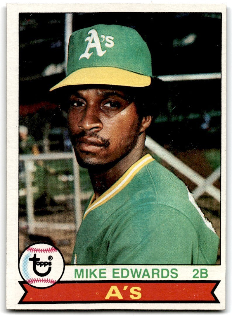 1979 Topps Mike Edwards Rookie . Oakland Athletics #613