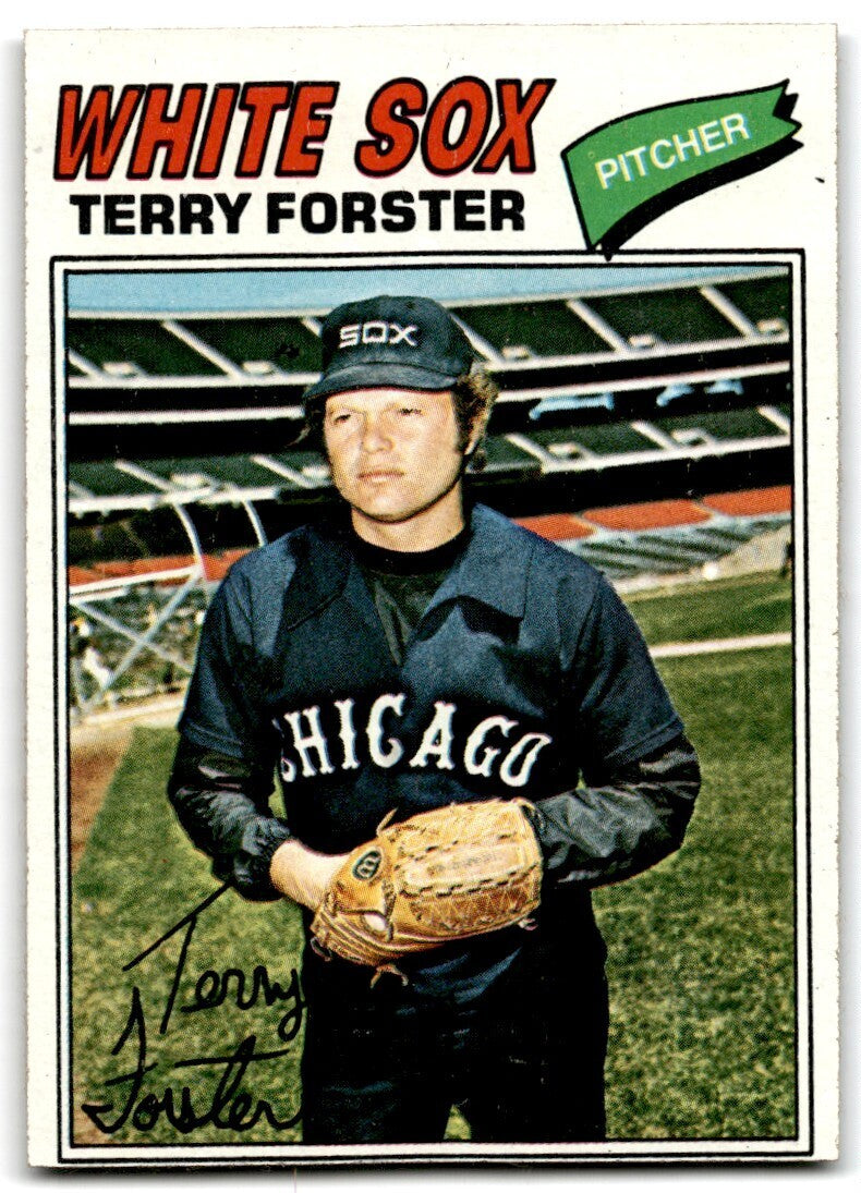 1977 Topps Terry Forster . Chicago White Sox #271