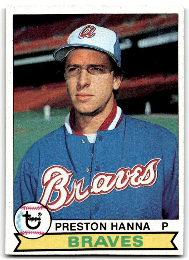 1979 Topps Preston Hanna Rookie . Atlanta Braves #296