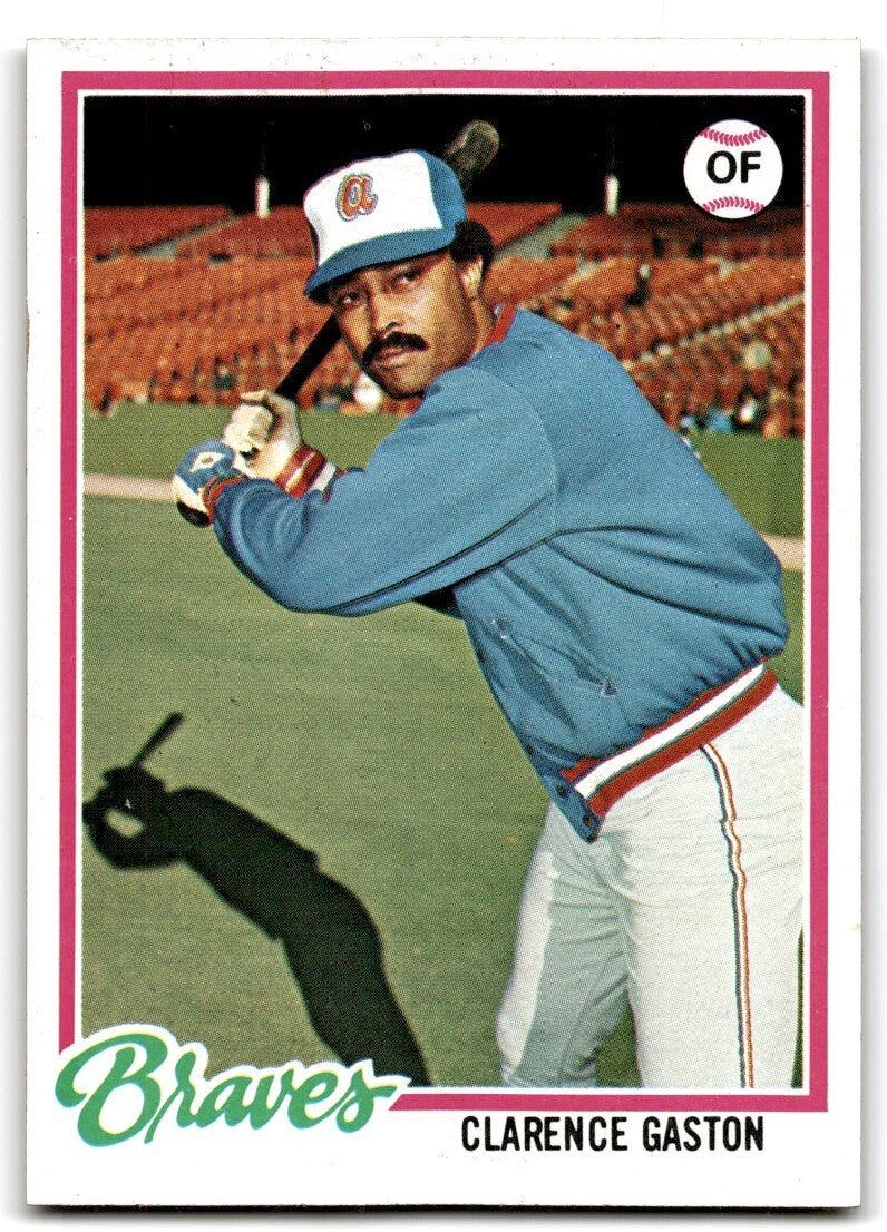 1978 Topps Clarence Gaston . Atlanta Braves #716