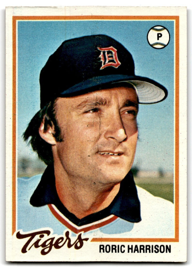 1978 Topps Roric Harrison . Detroit Tigers #536