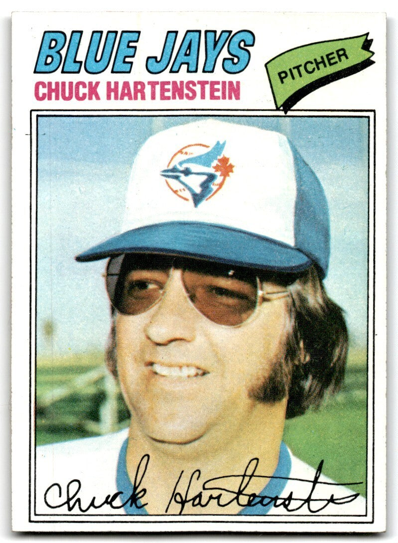 1977 Topps Chuck Hartenstein . Toronto Blue Jays #416