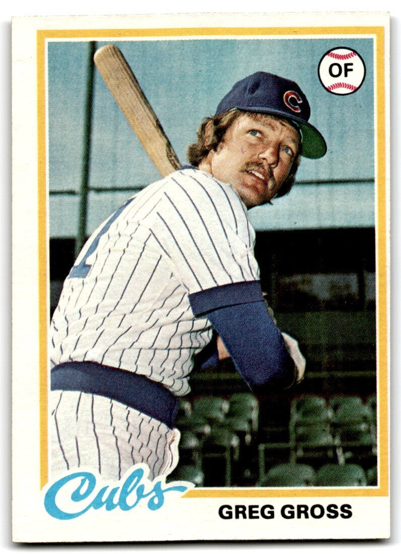 1978 Topps Greg Gross . Chicago Cubs #397