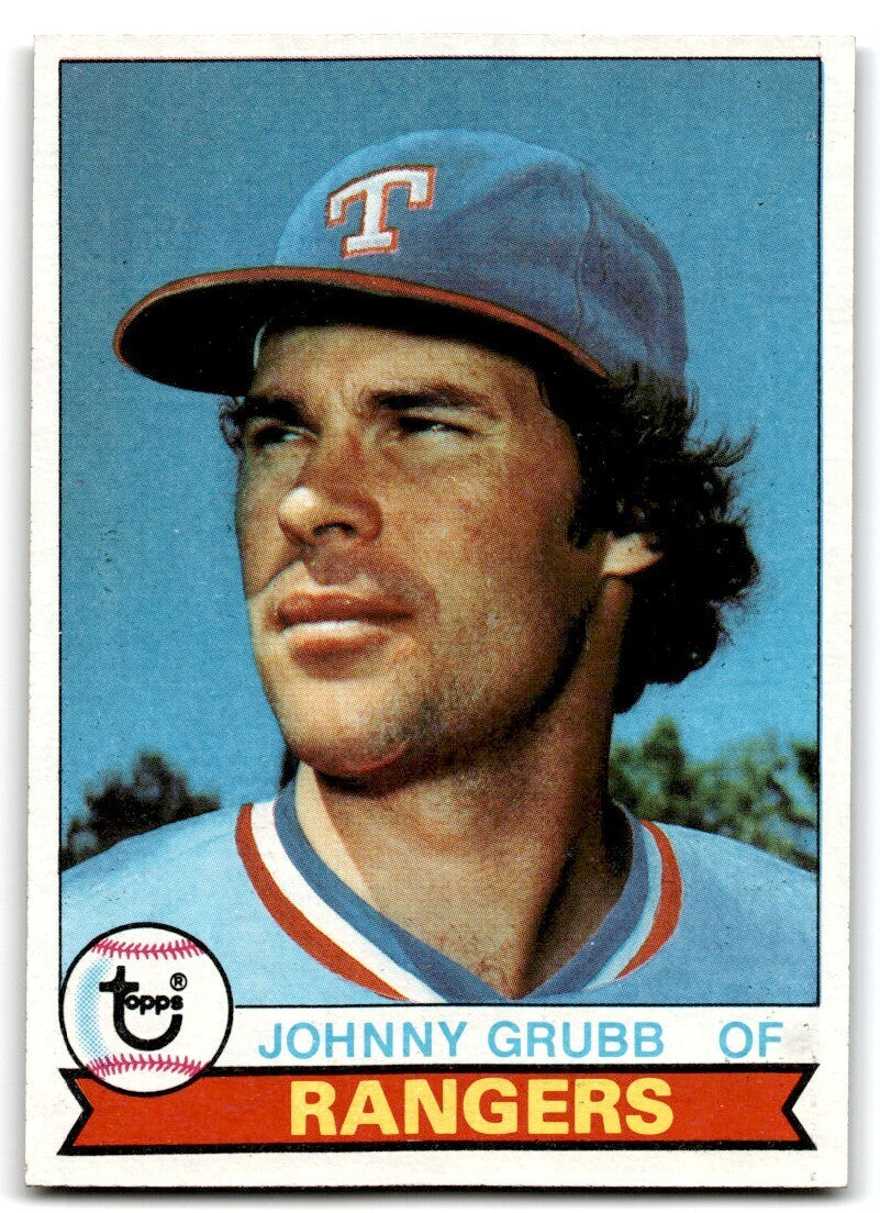 1979 Topps Johnny Grubb . Texas Rangers #198