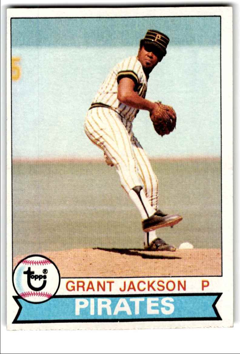 1979 Topps Grant Jackson . Pittsburgh Pirates #117