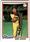 1978 Topps Grant Jackson . Pittsburgh Pirates #661