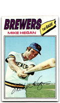 1977 Topps Mike Hegan . Milwaukee Brewers #507