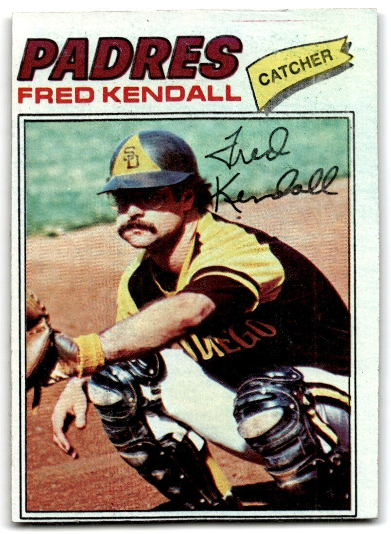 1977 Topps Fred Kendall . San Diego Padres #576