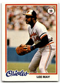 1978 Topps Lee May . Baltimore Orioles #640