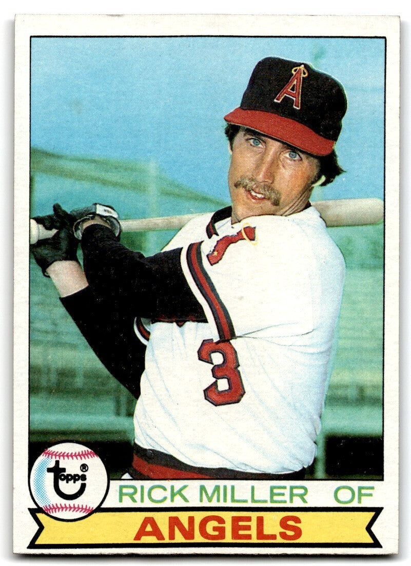 1979 Topps Rick Miller . California Angels #654