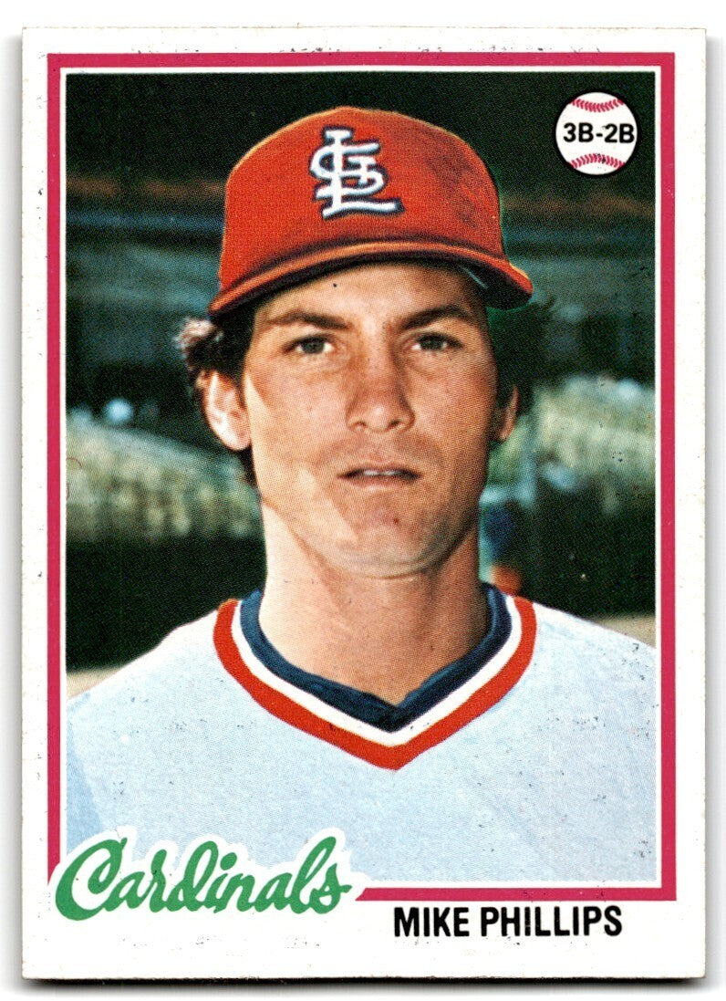 1978 Topps Mike Phillips . St. Louis Cardinals #88